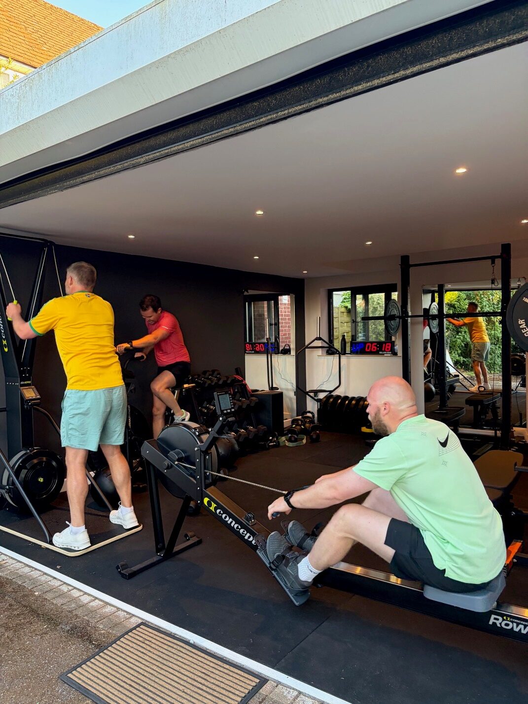 Small group training session
